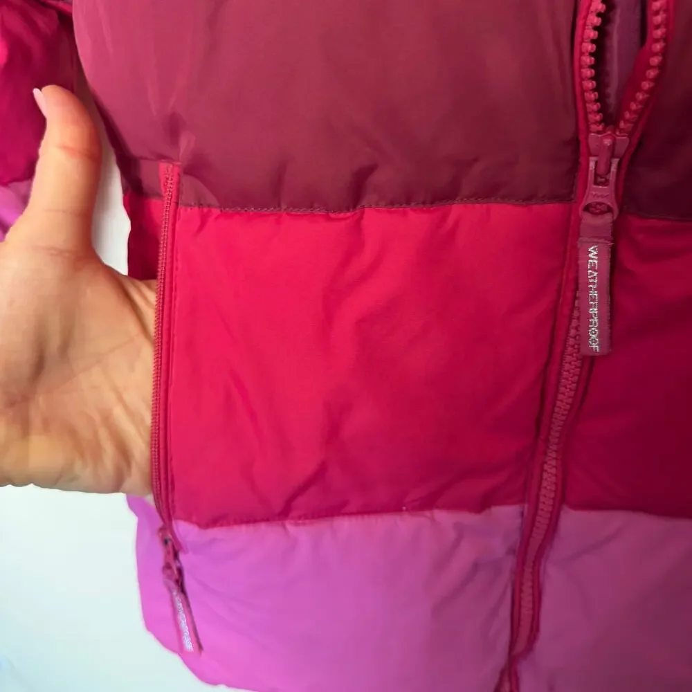 Weatherproof Garment Company Purple Pink Puffy Jacket XL 10/12